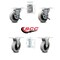 Service Caster 3 Inch Thermoplastic Wheel Top Plate Caster Set with 2 Brakes 2 Rigid SCC SCC-05S310-TPRS-SLB-TP2-2-R-2 - alternate 3